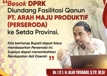 Diundang Terkait Qanun PT Arah Maju Produktif ke Setda Aceh,Ini Kata Anggota Banleg DPRK Aceh Selatan