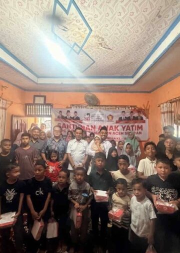 Peringati HUT ke 18, Partai Gerindra Aceh Selatan Gelar Doa Bersama dan Santunan Anak Yatim